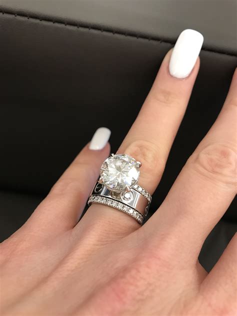 cartier love solitaire engagement ring